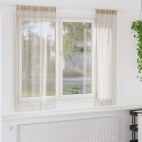 Perdele cu perdele 2 pcs Nisip 140 x 175 cm Poliester