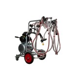 Aparat de muls vaci, oi si capre, cu loc de un bidon, 3 posturi