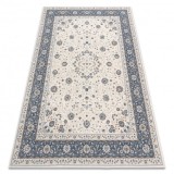 Covor L&acirc;nă NAIN Cadru ornament 7179/51943 bej / albastru inchis, 240x340 cm