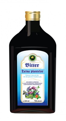 Bitter taina plantelor fara alcool 200ml hypericum foto