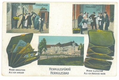 2151 - Baile HERCULANE, Romania - old postcard - unused - 1917 foto