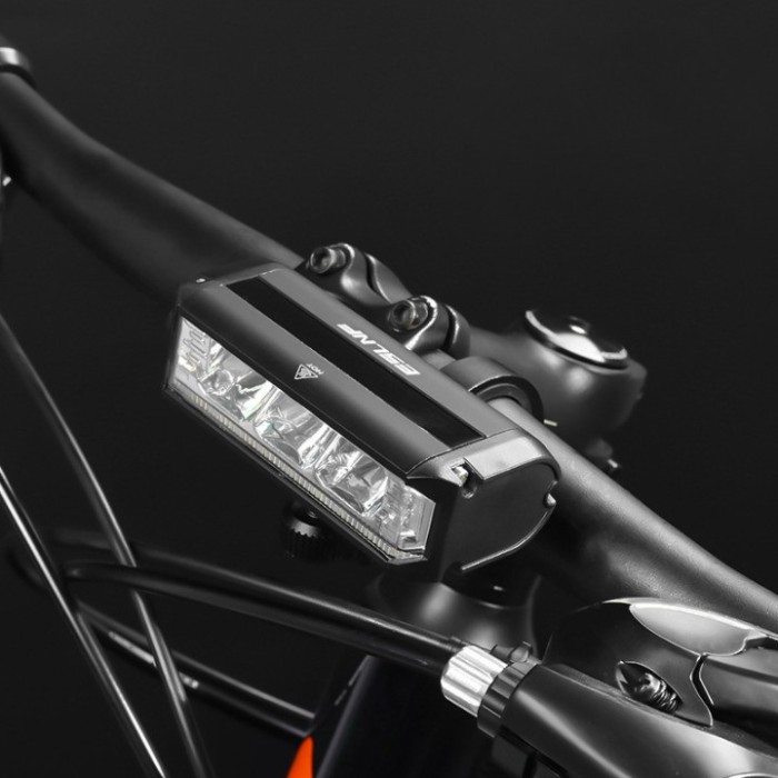 Lumina frontala profesionala bicicleta, luminozitate 1000 lumeni, baterie interna 2000 mAh, incarcare USB, negru