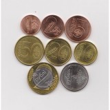 Belarus lot complet monede 2009 - singura emisiune, UNC