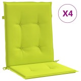 Cumpara ieftin Perne cu spatar mic, 4 buc., verde, 100x50x3 cm, textil oxford