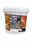 Cumpara ieftin Vopsea Decorativa Efect Metalic Micro Metallic Art 1 kg Finisaj Premium Auriu pentru Pereti Interiori si Exteriori