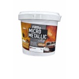 Vopsea Decorativa Efect Metalic Micro Metallic Art 1 kg Finisaj Premium Auriu pentru Pereti Interiori si Exteriori