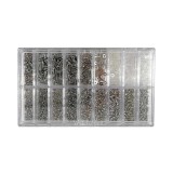 Cumpara ieftin Set Suruburi Ceasornicarie cu Piulite si Saibe WZ142, 1000 piese, Otel Inoxidabil, Reparatii Ceasuri, Ochelari, Aeromodele, Tevise