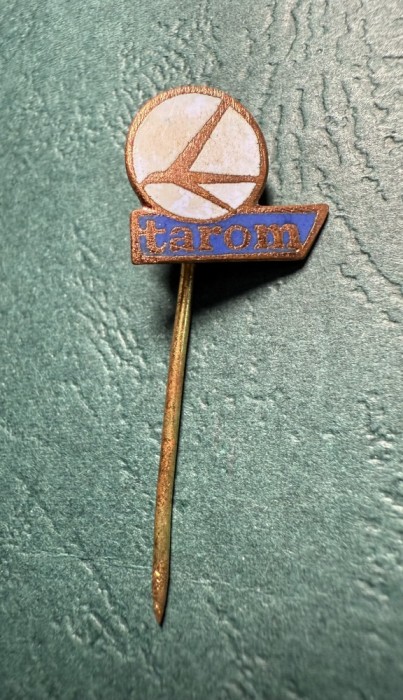 Inaigna TAROM tip pin varianta albastru deschis
