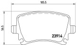 BREMBO P 85 073X XTRA LINE set placute frana,frana disc