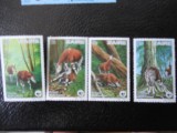 Zair -Fauna,okapi-serie completa,nestampilate MNH, Nestampilat