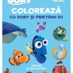 Colorează cu Dory și prietenii ei! - Paperback brosat - Litera