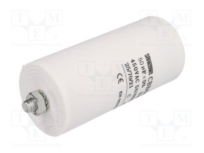 C mot 50uF/450Vac 4Papuci cu surub SR foto