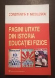 Constantin F. Nicolescu - Pagini uitate din istoria educației fizice