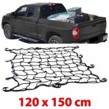 Plasa de compartimentare a bagajelor pentru portbagaj elastica cu 10 carlige neagra 120x150cm universala Performance AutoTuning