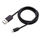 Cablu micro USB 2A, 1m, negru