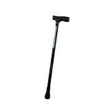 Baston reglabil din aluminiu, Negru