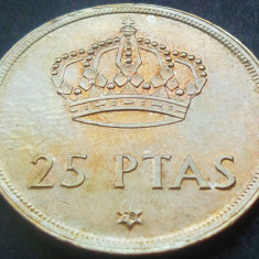 Moneda 25 PESETAS - SPANIA, anul 1978 *cod 1398 A (varianta 1975)