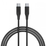 Cablu Date si Incarcare USB-C - USB-C Allity. AUC-02, 100W, 1m, Negru
