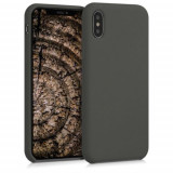 Husa pentru Apple iPhone X/iPhone XS, Silicon, Verde, 42495.107, Carcasa