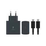 Incarcator Super Fast Charge, Flippy, Adaptor Fast Charge 45W, 5A, PD 3.0, Cablu 1m, Incarcator Fast Charge USB Type-C, Negru