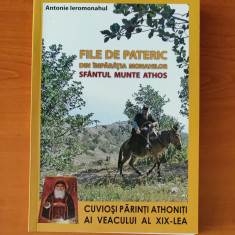 File de pateric. Din împărăția monahilor, Sfântul Munte Athos - ierom. Antonie