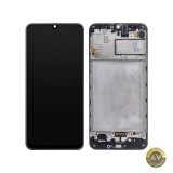Display cu Touchscreen Samsung Galaxy M21 M215 / M30s M307 cu Rama Negru Service Pack GH82-21265A
