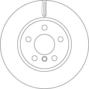 TRW DF6757 Disc frana