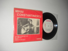 MIHAI CONSTANTINESCU (&amp;amp; Perpetuum Mobile)(1974) vinil EP cu 4 piese, rar,VG+/VG+ foto