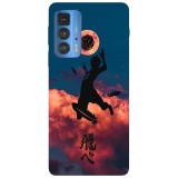 Husa compatibila cu Motorola Edge 20 Lite model Volley Ball, Silicon, TPU, Viceversa, Transparent, Carcasa