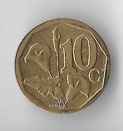 Moneda 10 cents 2008 - Africa de Sud, Afrika Iningizimu