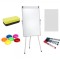 Flipchart magnetic +Plus Office 70x100 cm + hartie flipchart, markere, burete, magneti