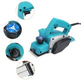 Cumpara ieftin Rindea electrica 750W, 16000rpm, latime 82mm, adancime 2mm, cu ghidaje si cutit reversibil, Kraissmann EDR750-1900B