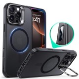 Husa iPhone 16 Pro ESR Classic Hybrid HaloLock Kickstand, negru frost