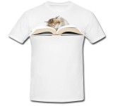 Cumpara ieftin Tricou &quot; Pisica in carte &quot;