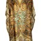 Rochie tip poncho MTF dama, bej/maro, one size