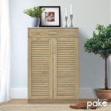 Cumpara ieftin Dulap pantofi MDF Sante, 20 perechi, 80 x 37 x 123 cm