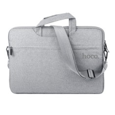 Geanta Hoco GT1 pentru Laptop, 14&quot;, Interior moale, 2 Compartimente, Textil, Gri