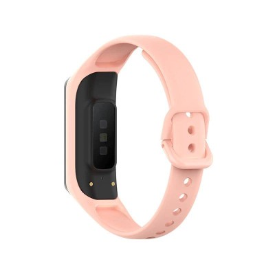 Curea Bratara Edman pentru Huawei Watch Fit 2, siliconica, Roz foto