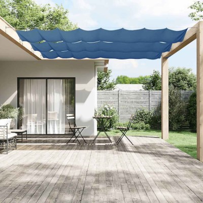 vidaXL Copertină verticală, albastru, 60x800 cm, țesătură oxford 148448 foto