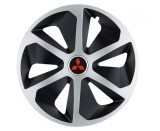 Cumpara ieftin Set 4 capace roti Roco Gri-Negru R13 pentru gama auto Mitsubishi, Autohelix MSA