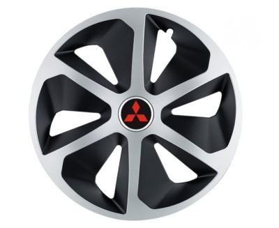 Set 4 capace roti Roco Gri-Negru R13 pentru gama auto Mitsubishi foto