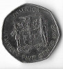 Moneda 25 cents 1992 - Jamaica, Marcus Carvey, America Centrala si de Sud, Cupru-Nichel