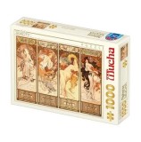 Puzzle adulti D-Toys Alphonse Mucha - Seasons 3 / Anotimpuri 3 , 1000 piese