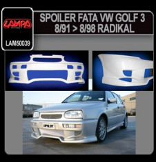 SPOILER FATA VW GOLF3 8/91&amp;amp;amp;gt;8/98 RADIKAL 1095 - SFV2629 foto