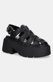 Buffalo sandale Vicious Fisher culoarea negru, 1602266-BLK