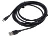 Cablu USB 2.0 A la C 3m negru PVC, Vention