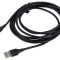 Cablu USB 2.0 A la C 3m negru PVC