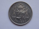 25 CENTAVOS 1952 MEXIC-argint, America Centrala si de Sud