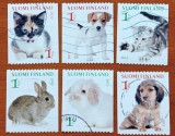 FINLANDA-&rdquo;FAUNA de GOSPODARIE&rdquo; SET 6V.-stampilate -Vezi-Scan