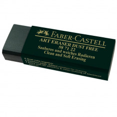 Radiera Faber-Castell Dust Free 20, Neagra, Radiera Faber-Castell, Radiere Faber-Castell, Faber-Castell Dust Free Radiera, Faber-Castell Radiera, Radi